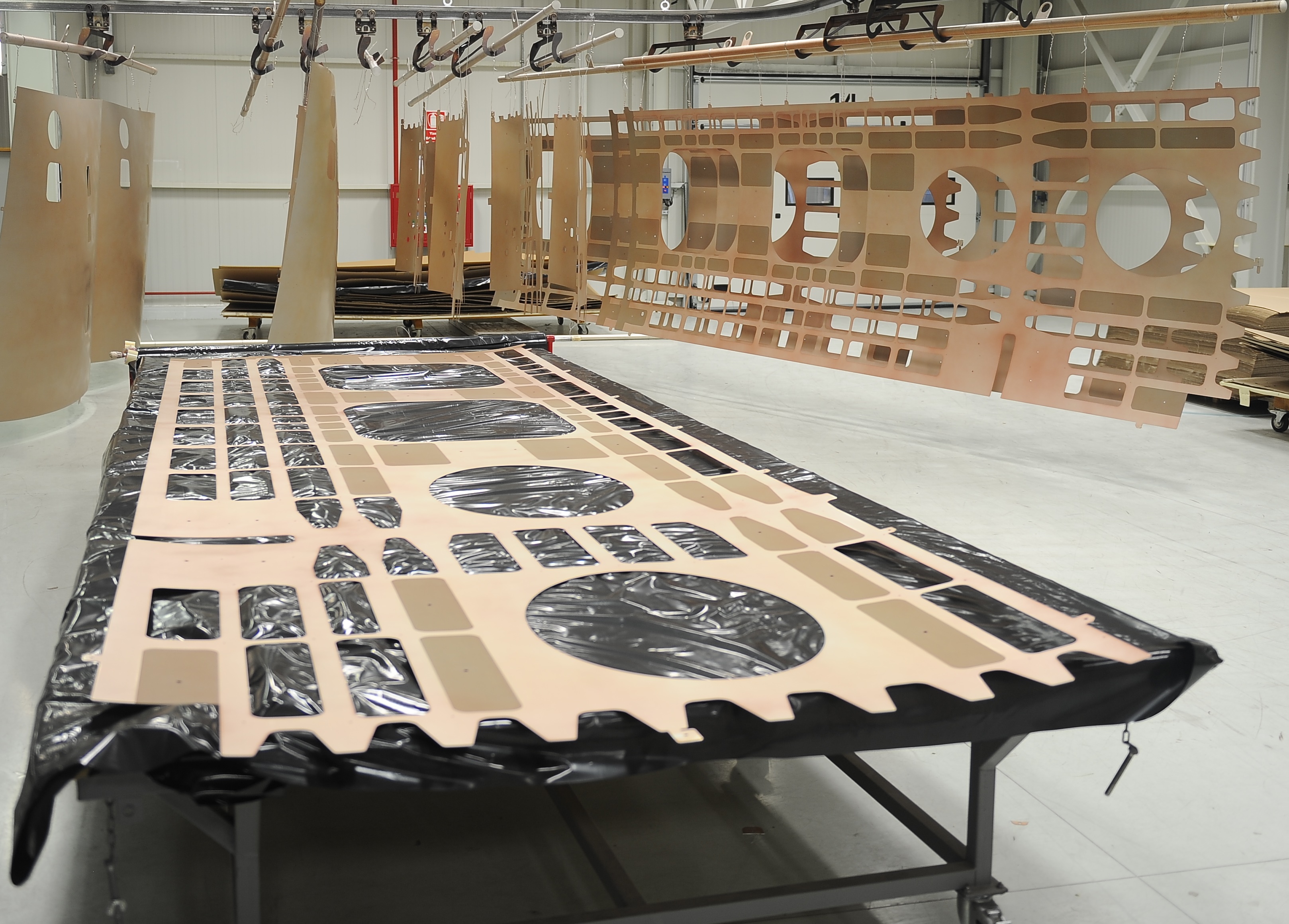 Turkish Aerospace produced 500 aircraft composite panels on critical components for Gulfstream