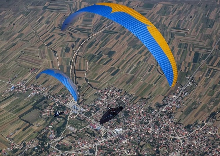 Flight in Krushevo (Republic of North Macedonia) during the Paragliding World Championship 2019