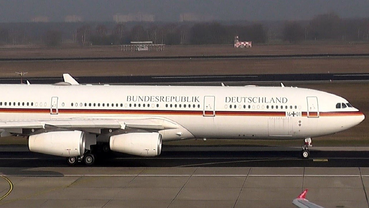 Airbus A-340/300 "Konrad Adenauer" used by the Chancellor of Germany Angela Merkel