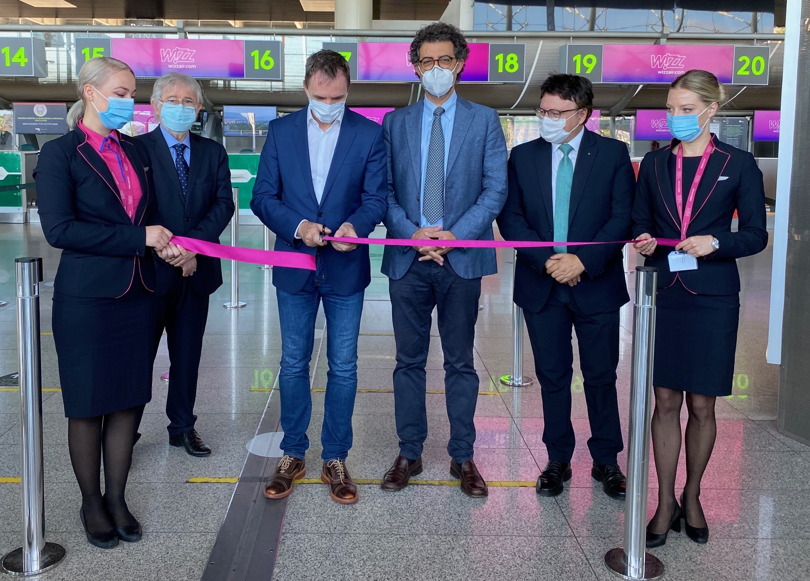 Aeroporto di Catania: taglio del nastro per base Wizz Air avvenuto l'8 ottobre 2020