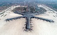 Rendering of the new airport of Qingdao Jiaodong