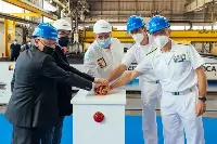 Fincantieri: taglio lamiera per la seconda unità Lss per la Marina militare italiana