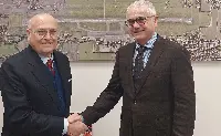 Fa Srl. Giuseppe Silvestrini, presidente di FA Srl (Società di gestione aeroporto di Forlì) e Gianfranco Bianchi Accountable Manager (dirigente responsabile) della stessa società