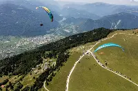 Parapendio in volo