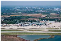 Vista aerea aeroporto di Venezia