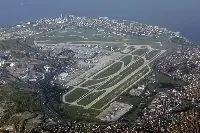 Aerial photograph of Istanbul-Atatürk Airport