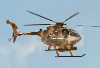A MD Helicopters MD-530F military helicopter