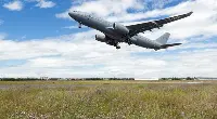 Take-off of A-330 MRTT (Multi Role Tanker Transport)