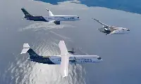 Zeroe aircraft by Airbus in flight