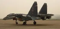 A Sukhoi Su-35 aircraft of Russian Air Force