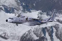 C-295 airplane Avro in flight
