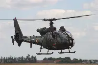 Elicottero SA-341 Gazelle in una foto d'archivio