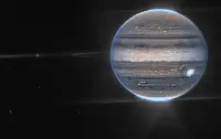 Il pianeta Giove fotografato dal telescopio James Webb