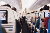 Interno di un aereo