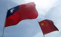 Le bandiere di Cina e Taiwan