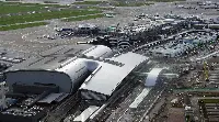 Aerial view of Dublin Airport