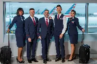 Flight attendants of the US air carrier American Airlines