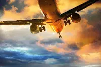 Aircraft during a flight