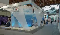 ITA Airways' stand at an event