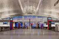 L'interno dell'aeroporto australiano di Perth