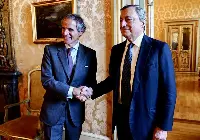 Il presidente del Consiglio, Mario Draghi, ha incontrato a Palazzo Chigi il direttore generale dell’Agenzia internazionale per l’energia atomica, Rafael Mariano Grossi