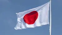 The flag of Japan
