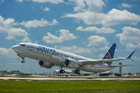 B-737 Max aircraft of the carrier United Airlines