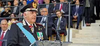 Comandante generale dell'Arma dei Carabinieri Teo Luzi durante un suo intervento
