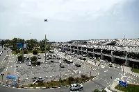 Esterno dell'aeroporto "Mario Mameli" di Cagliari-Elmas