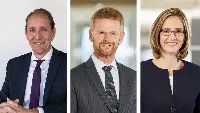 From left: Dieter Vranckx new CEO of SWISS International Air Lines; Peter Gerber new CEO of Brussels Airlines; Dorothea von Boxberg new CEO of Lufthansa Cargo
