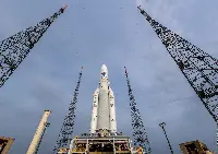 Ariane 5 on the launchpad