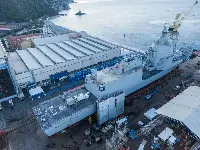 Fincantieri, 26 novembre 2022: stabilimento di Riva Trigoso (Genova) il varo del Pattugliatore polivalente d’altura (Ppa) “Marcantonio Colonna”