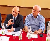 Michele Polizzi e Luigi Ulgiati, rispettivamente segretario e segretario generale di UGL Chimici Energia