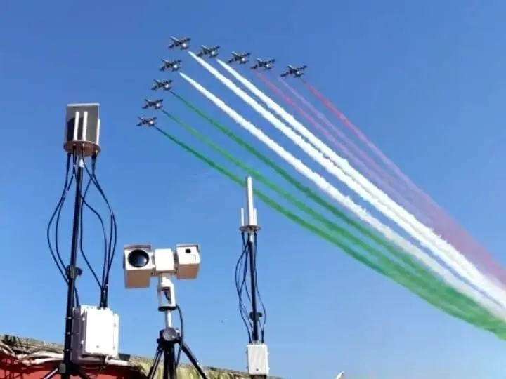 Elettronica ha assicurato la protezione antidrone delle celebrazioni con il suo sistema C-Uas on the move, evoluzione del sistema Adrian/Nadir