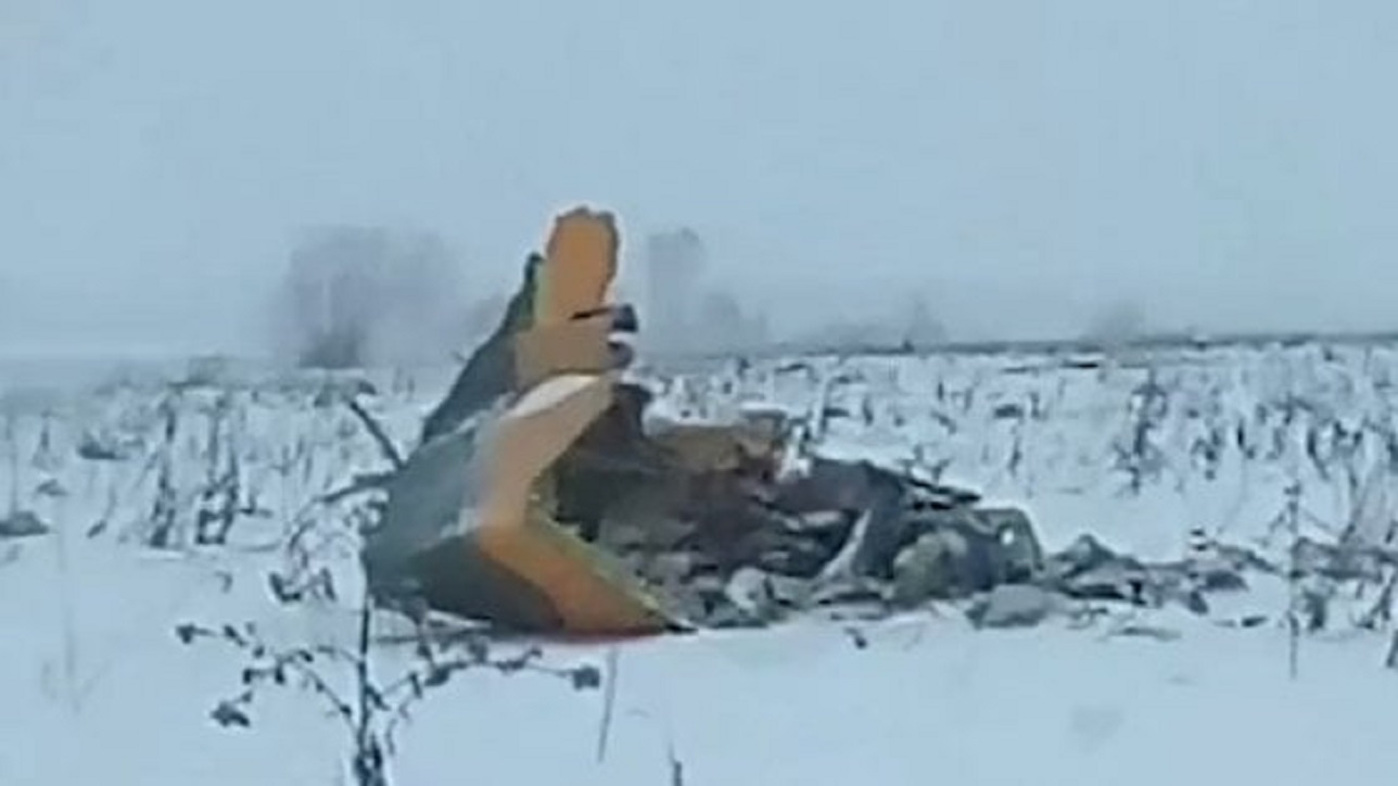 Parte dell'aereo An-148 precipitato nei sobborghi di Mosca l'11 febbraio 2018