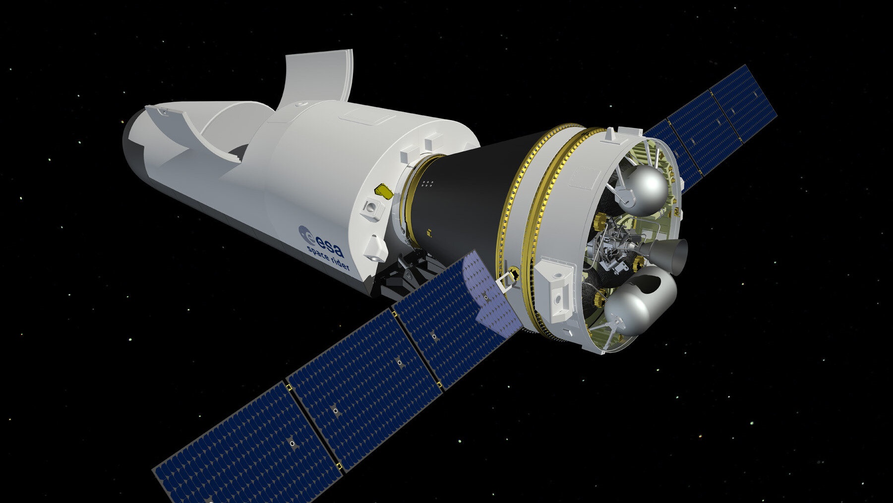 Space Rider, veicolo spaziale senza pilota con circa 600 kg di capacità di carico