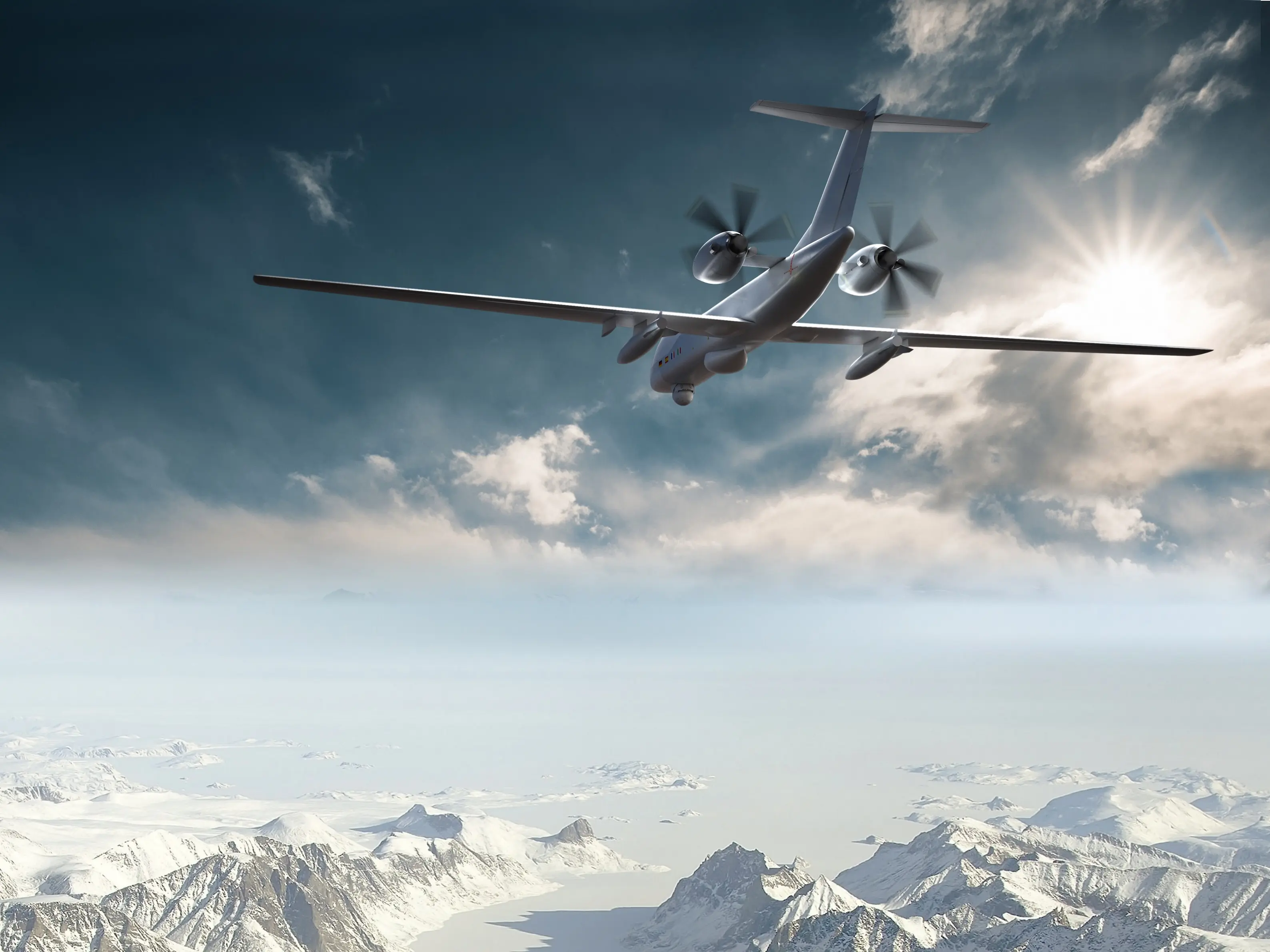 Eurodrone is a Medium Altitude Long Endurance (MALE) Remotely Piloted Aircraft System (RPAS) in an Arctic mission