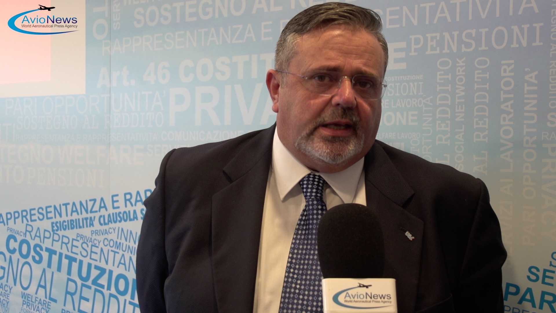 Francesco Paolo Capone, segretario generale Ugl, intervistato da AVIONEWS