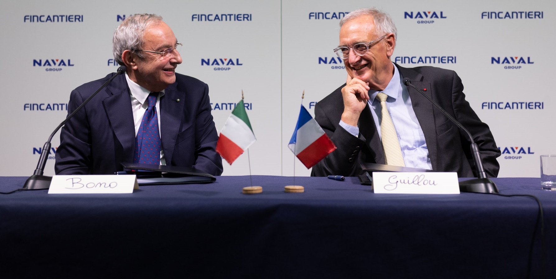 Fincantieri-Naval Group: accordo firmato dai ceo Giuseppe Bono e Hervé Guillou il 14 giugno 2019 a La Spezia