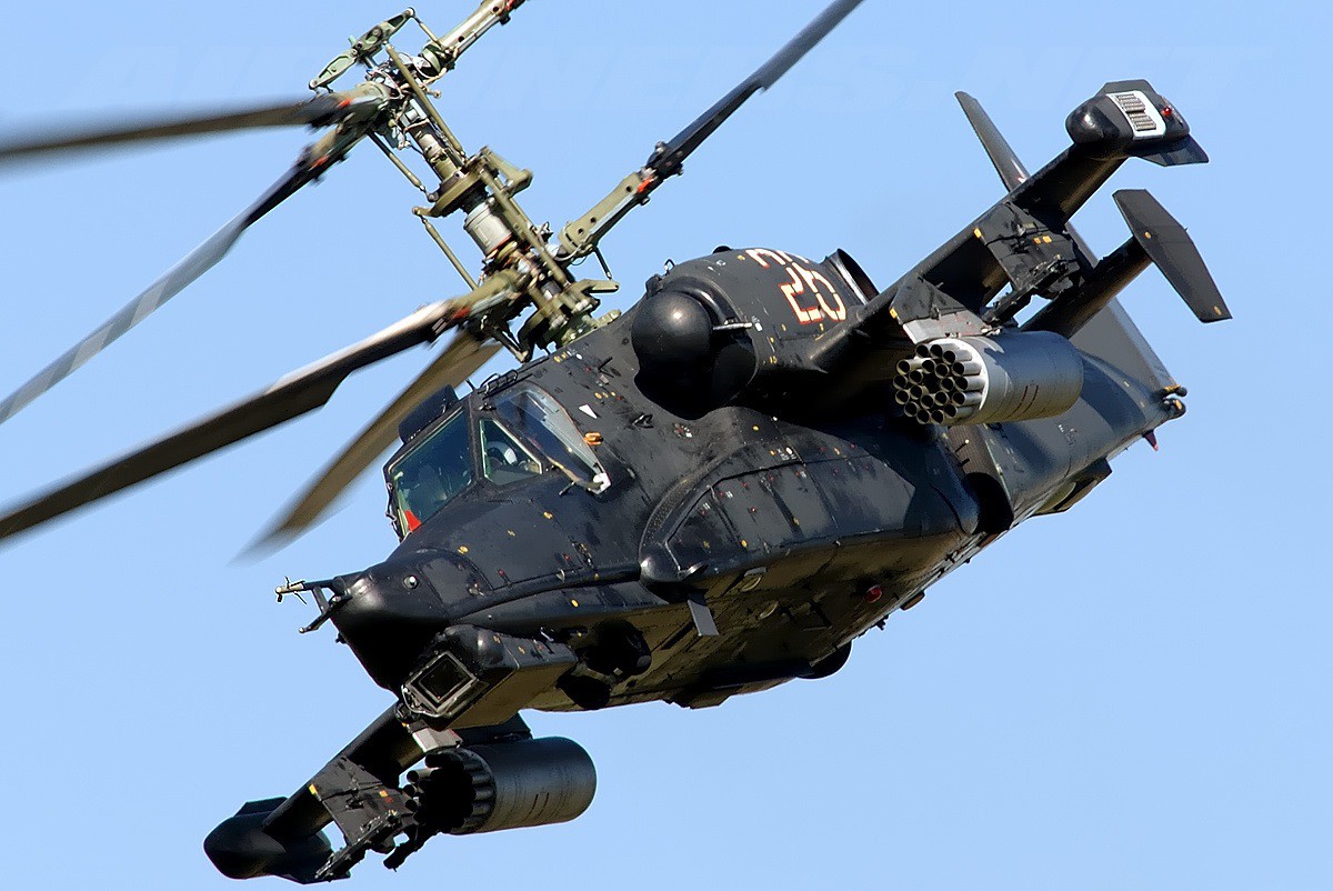 KA-50 from which the KA-52 Alligator and Katran versions are developed