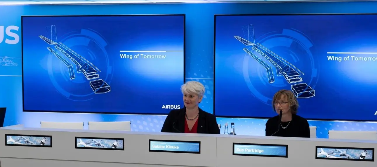 "Farnborough International Airshow 2022": conferenza-stampa di presentazione dell'ala del futuro