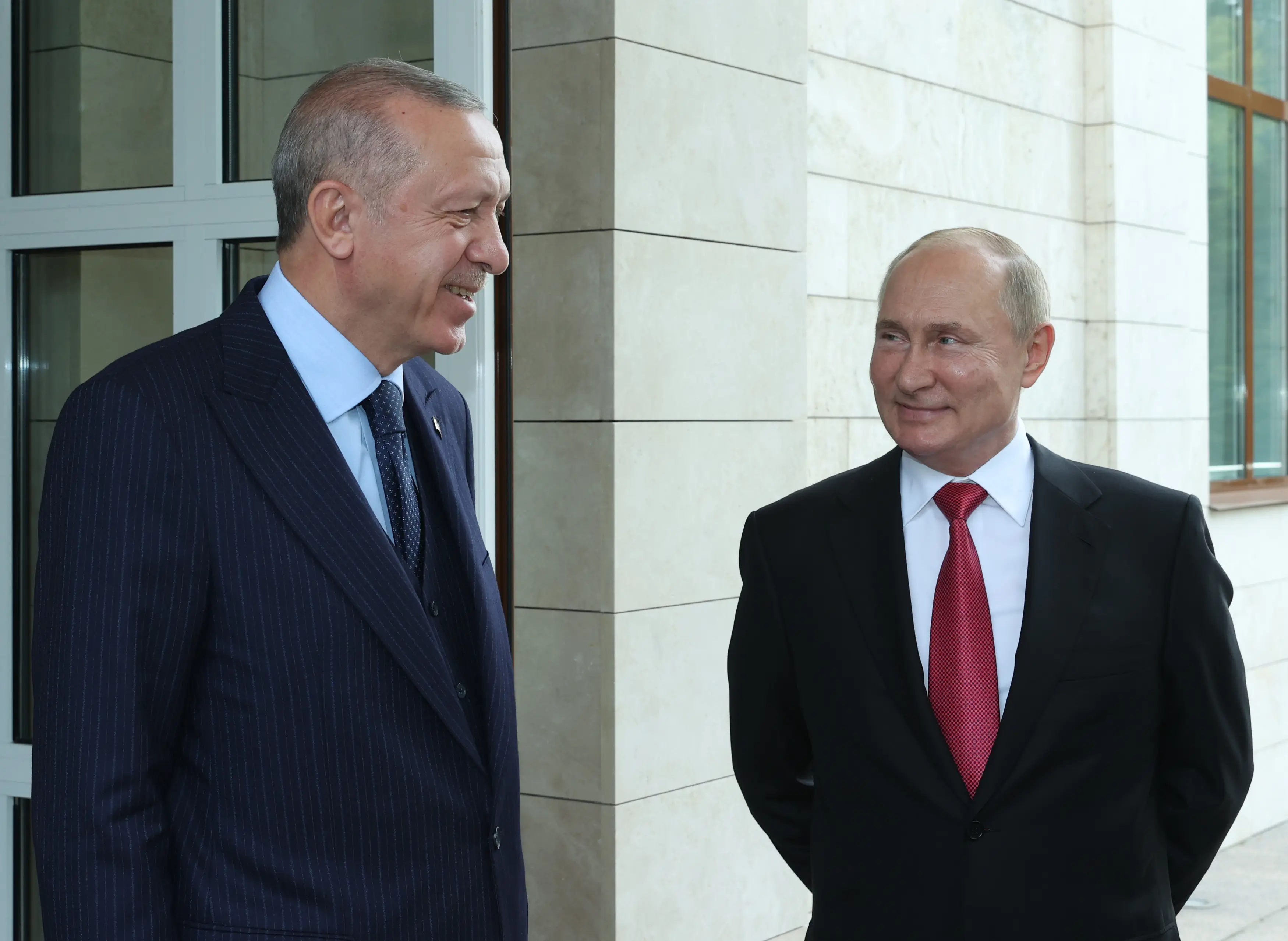 Turkish President Recep Tayyip Erdoğan and Russian President Vladimir Putin