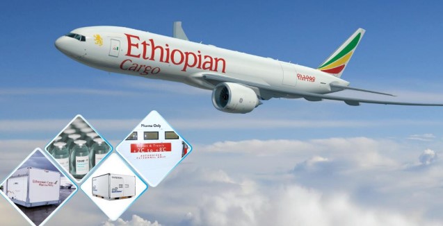 Ethiopian Airlines: consegnati 50 milioni di dosi di vaccini Covid-19 in più di 28 Paesi in tutto il mondo