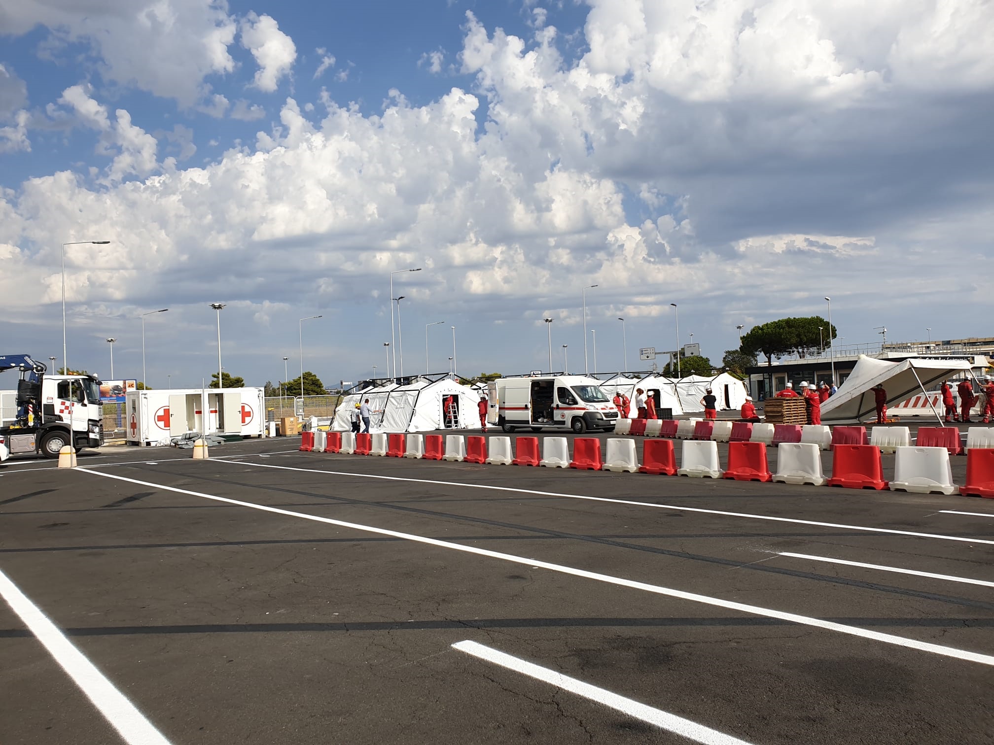 Coronavirus: parcheggio lunga sosta aeroporto Fiumicino attivo dal primo settembre 2020 drive-in per test Covid-19 Regione Lazio