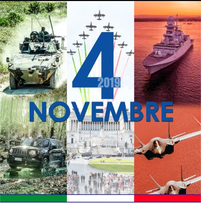 Locandina dell'evento 4 novembre 2019, Giorno dell’Unità nazionale e Giornata delle Forze armate
