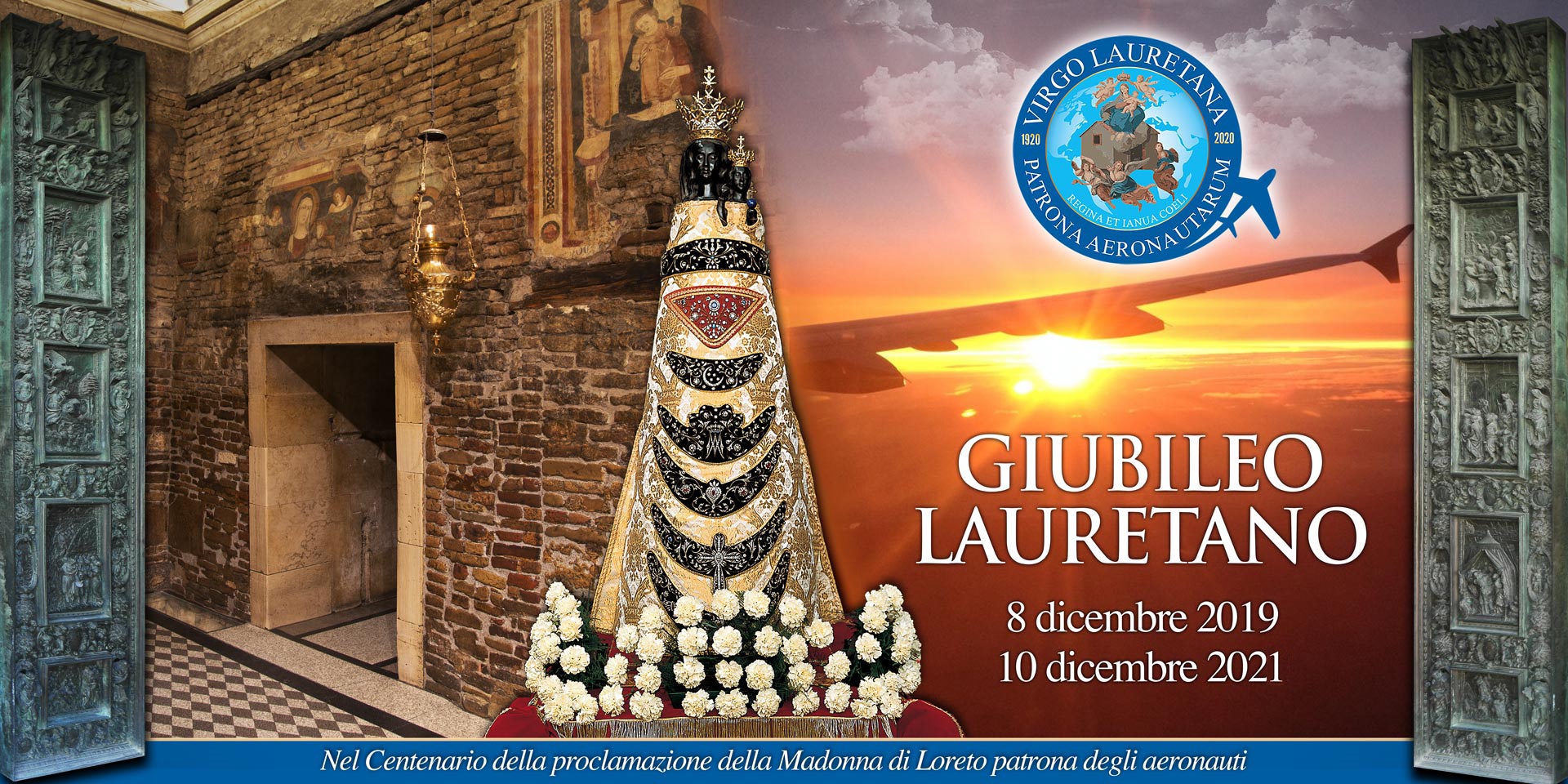 Giubileo lauretano iniziato l'8 dicembre 2019 e dopo alcune tappe sospeso causa pandemia, ora prorogato da Papa Francesco fino al 10 dicembre 2021