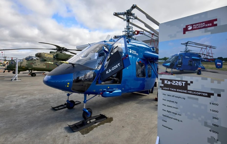 U-UAP presented Ka-226T Climber at the "Army 2021" forum for the first time