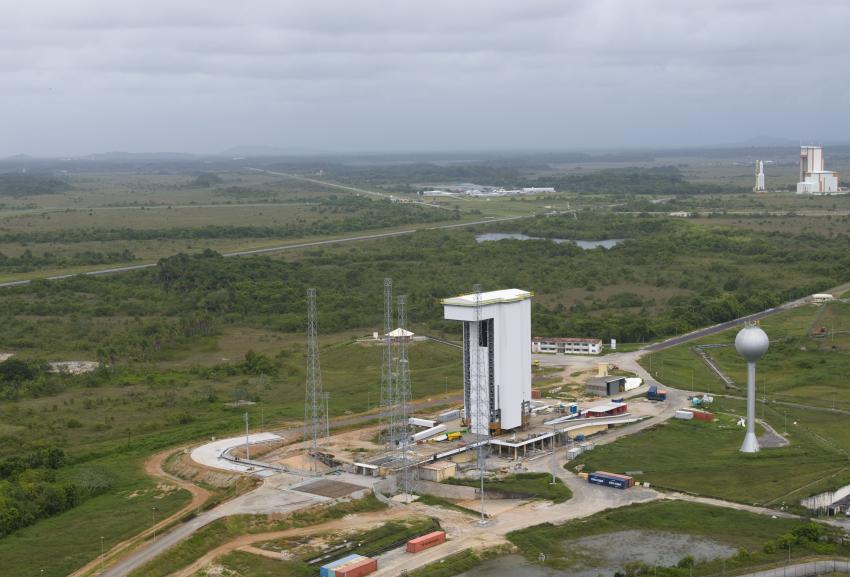Sito di lancio Vega presso il centro spaziale Kourou della Guyana francese