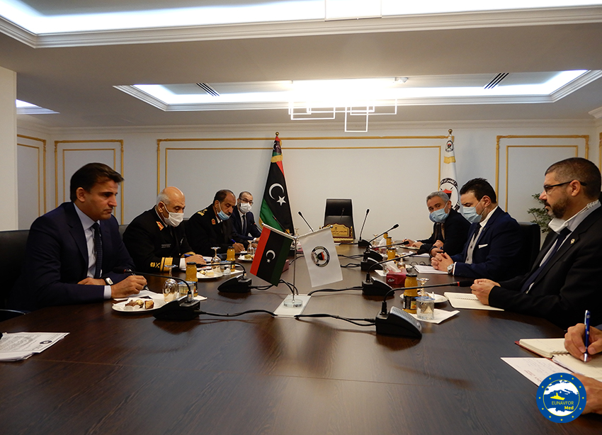 Ammiraglio Fabio Agostini a Tripoli per incontri ufficiali dal 16 al 18 novembre 2020
