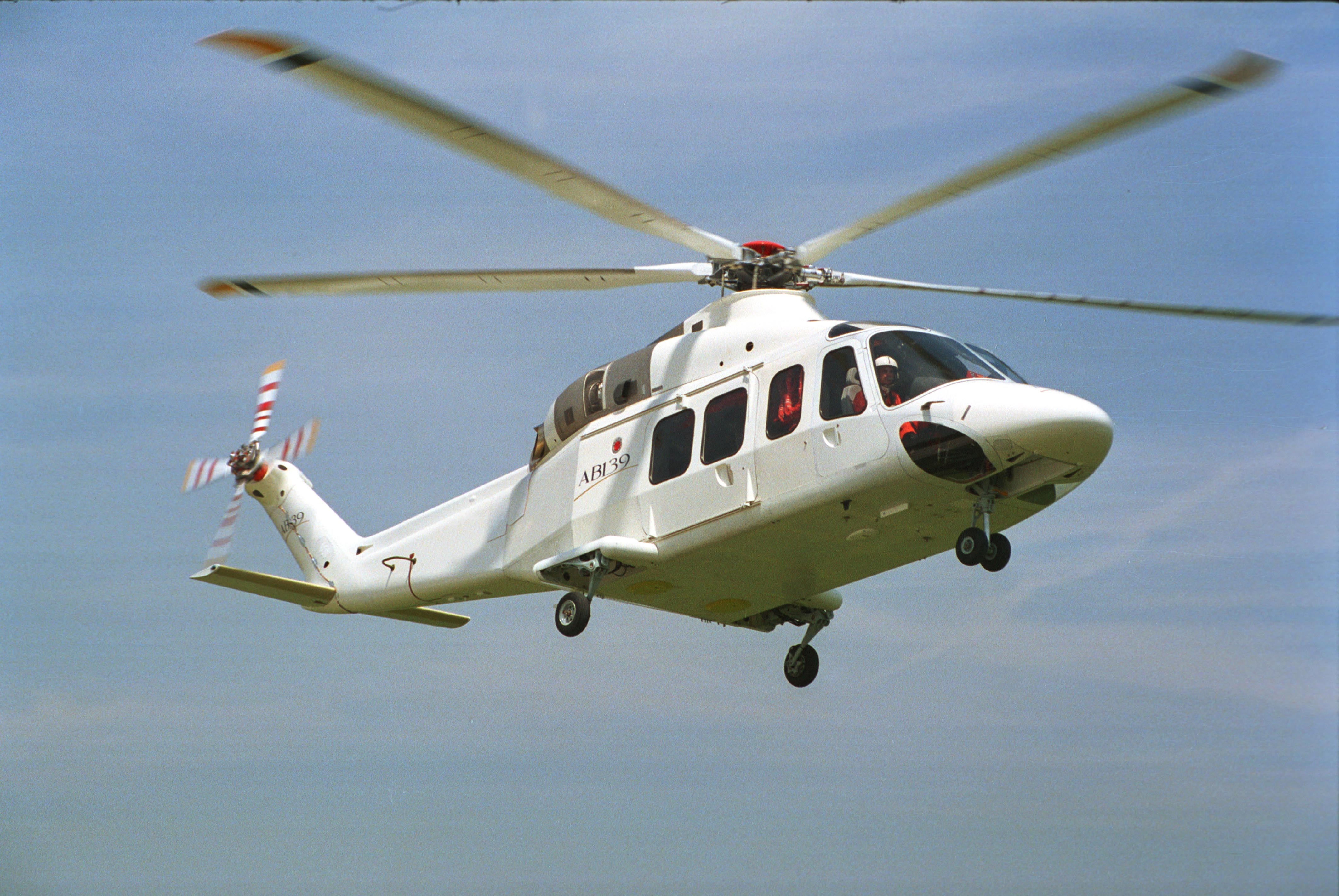 AW-139 helicopter, the first aircraft completed its maiden flight -lasted 45 minutes- at the facility in Cascina Costa di Samarate (Varese) on February 3, 2001